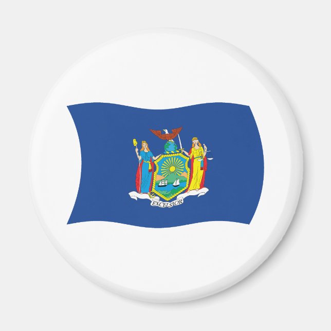 New York Flaggmagnet Magnet (Framsidan)