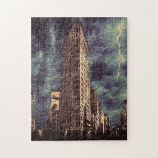 New York Flatiron Building. Pussel (Vertikal)