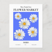 New York Flower Market, SOHO-vykort