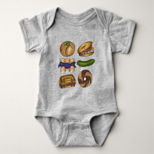 New York Foodie NYC Jewish Deli Pickle Bagel Knish Tee Shirt