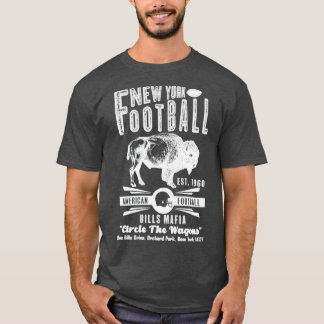 New York Football Est 1960 Bills Mafia Vintage Whi T Shirt