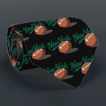 New York Football Neck Tie Slips<br><div class="desc">New York necktie med fotboll</div>