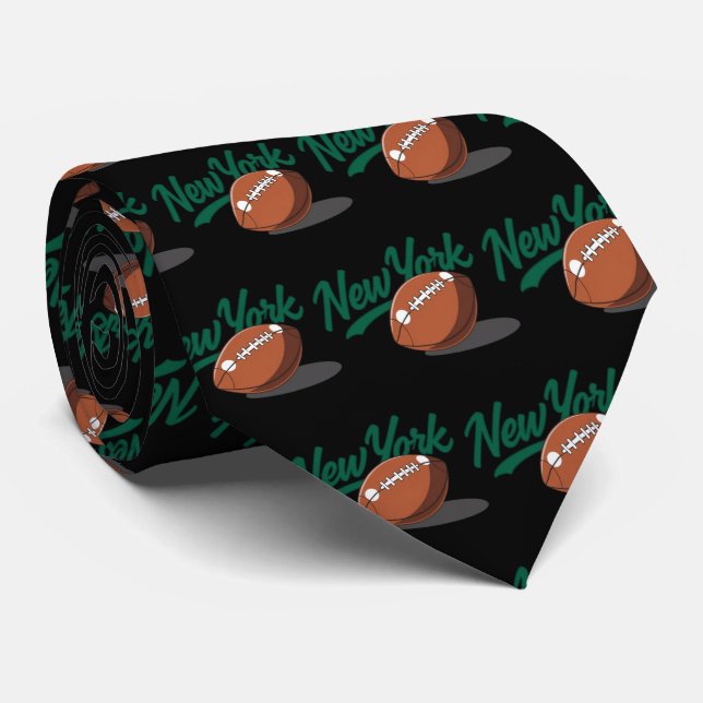 New York Football Neck Tie Slips (Rullad)