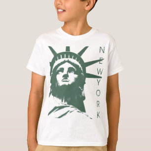 New York för barnfrihetsgudinnanT-tröja T-tröja Tee