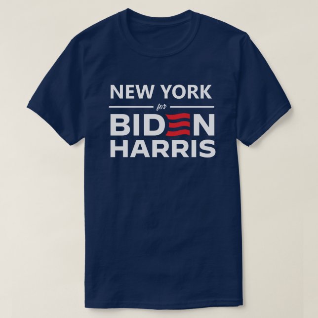 New York för Biden Harris T Shirt (Design framsida)