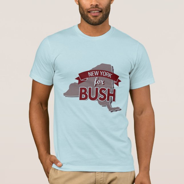 NEW YORK FÖR BUSH - .PNG TEE SHIRT (Framsida)