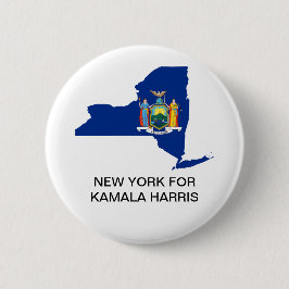 NEW YORK for Kamala Harris 2024 Button Knapp