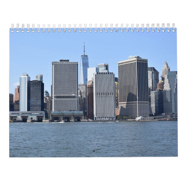New York för lokalerna, från hamnkalendern Kalender (Baksida)