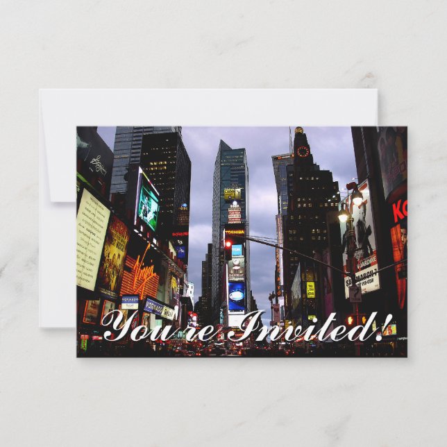 New York för New York inbjudanpersonlig OSA Inbjudningar (Framsida)