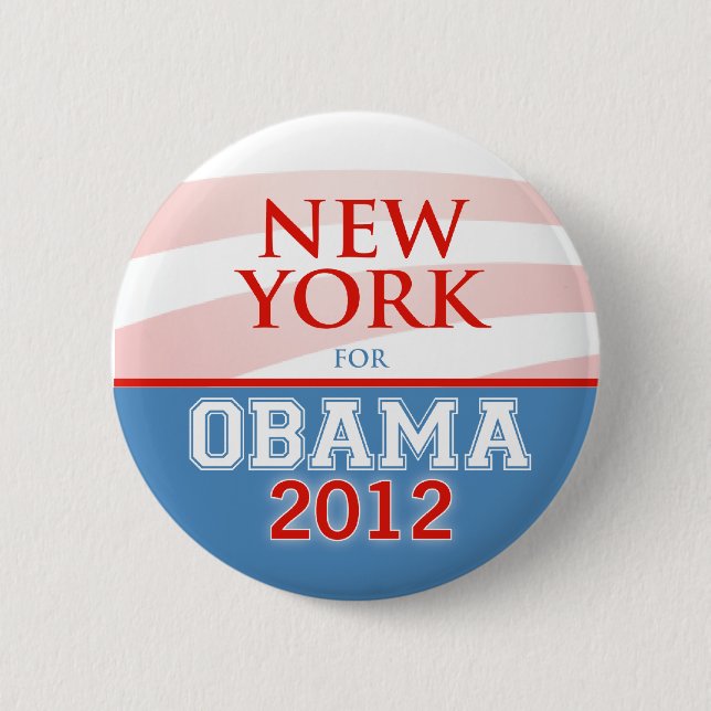NEW YORK for Obama 2012 Knapp (Framsida)