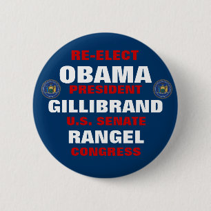 New York för Obama Gillibrand Rangel Knapp