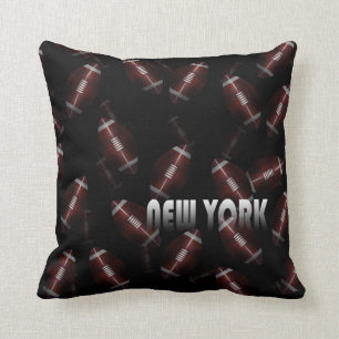 New York fotbolldekorativ kudde