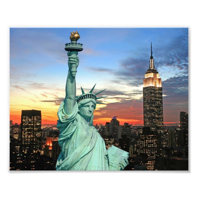 New York Fotoavtryck Fototryck (Framsidan)