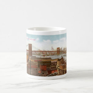 New York från Brooklyn Kaffemugg