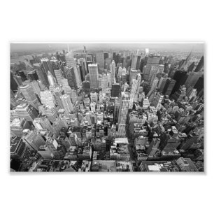 New York från ovan Fototryck