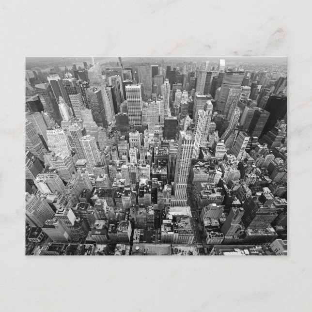 New York från ovan Vykort (Framsida)