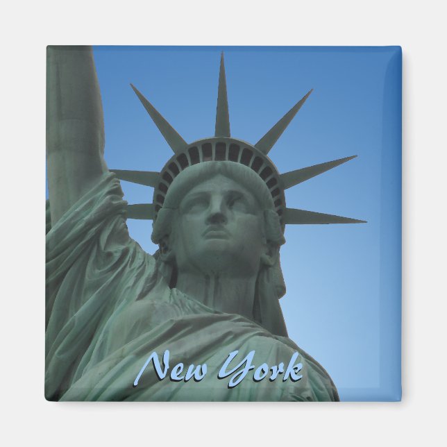 New York Fridge Magnet NY Souvenir Magnet (Framsidan)