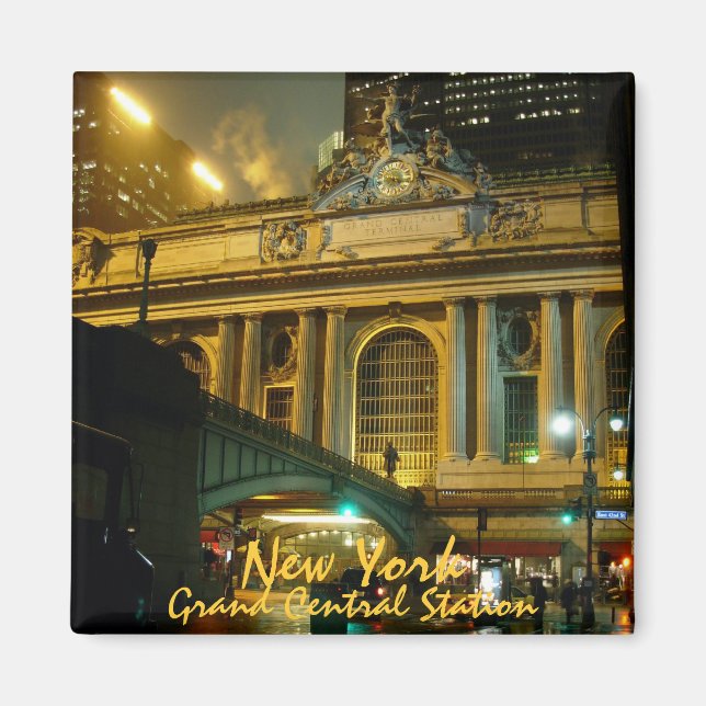 New York Fridge Magnet NY Souvenir Magnet (Framsidan)