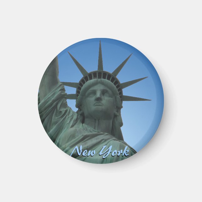 New York Fridge Magnet NY Souvenir Magnet (Framsidan)