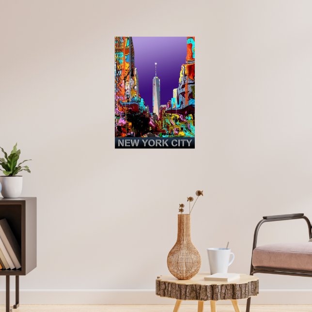 New York-friheten torn Poster (Vardagsrum 3)
