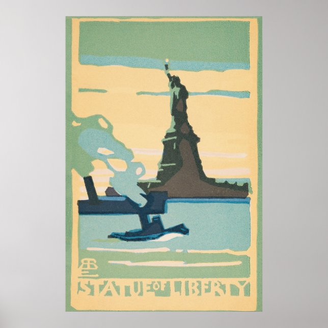 New York - Frihetsgudinnan (1916) Poster (Framsidan)