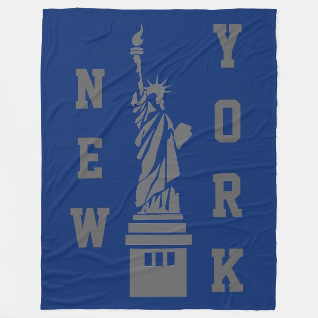 New York Frihetsgudinnan Fleecefilt (Framsidan)