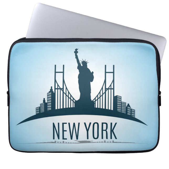 New York Frihetsgudinnan Laptop Fodral (Framsidan)
