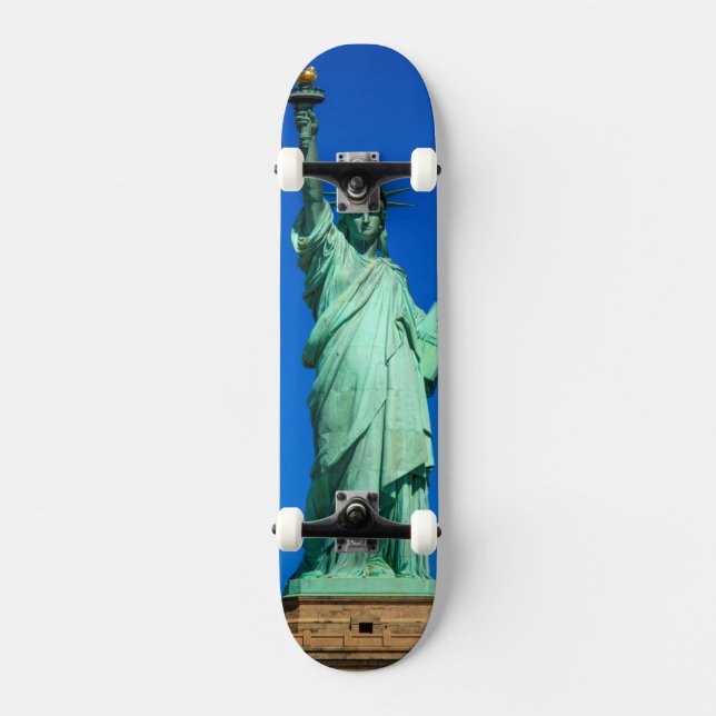 New York frihetsgudinnan Mini Skateboard Bräda 18,7 Cm (Framsida)