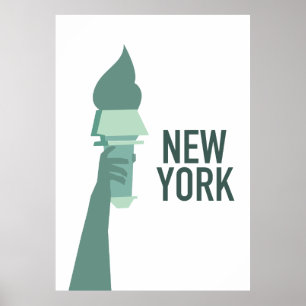 New York Frihetsgudinnan Poster