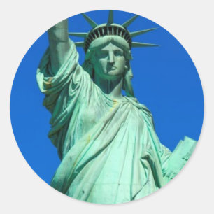 New York frihetsgudinnan Runt Klistermärke