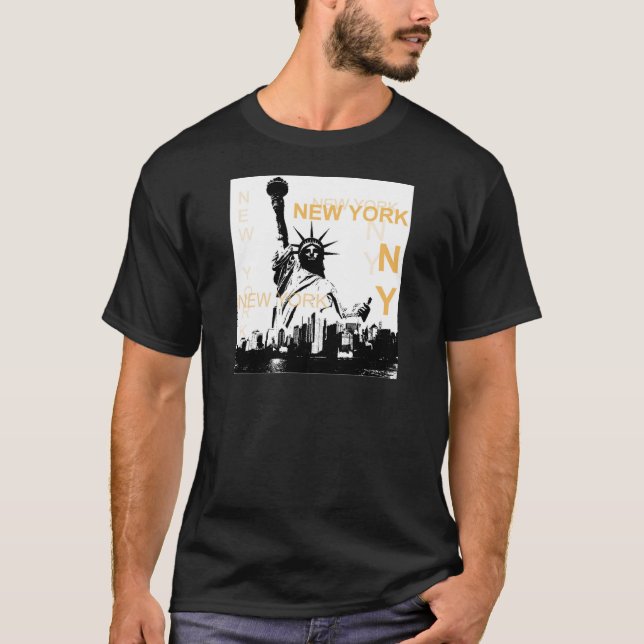 New York Frihetsgudinnan T-shirt (Framsida)