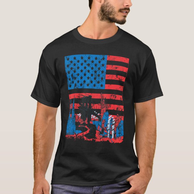 New York Frihetsgudinnan T Shirt (Framsida)
