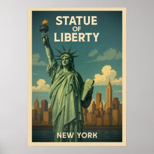 New York-Frihetsgudinnan V01 Poster