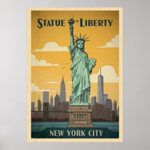 New York-Frihetsgudinnan V02 Poster