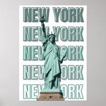 New York frihetsgudinnan väggdekor