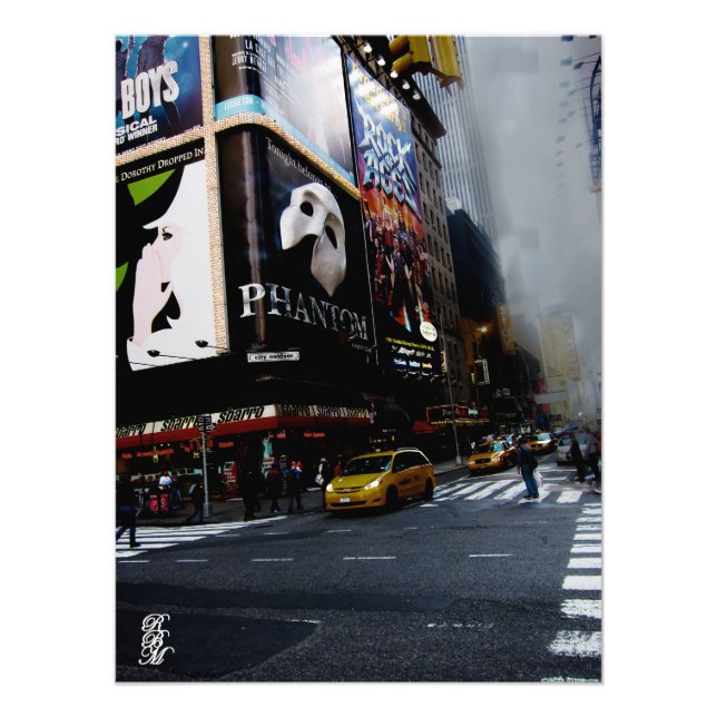 New York-gata Fototryck (Framsidan)