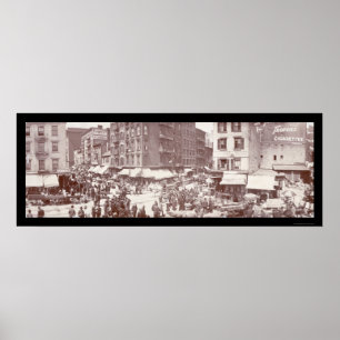 New York gatafoto 1902 Poster