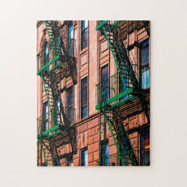 New York-gatubild. Pussel