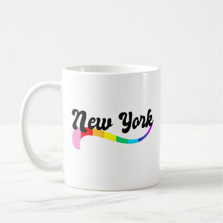 New York Gay Pride Regnbåge Queer Stolthet NY LGB Kaffemugg