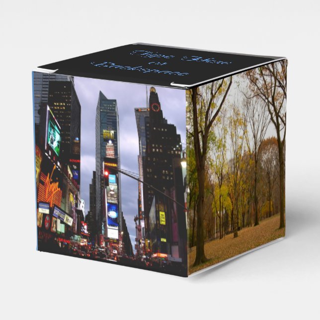 New York Gift Box Personlig Manhattan Boxes Presentaskar (Framsidan Sidan)