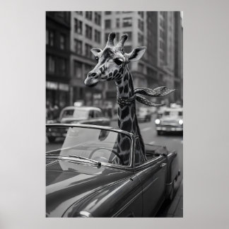 New York-Giraff Poster
