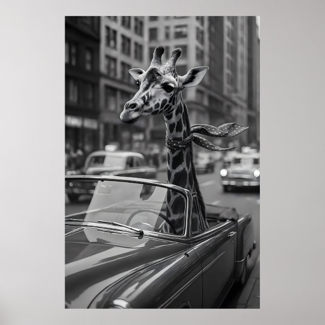 New York Giraffe Poster (Framsidan)