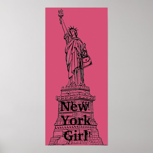 New York Girl Frihetsgudinnan Poster (Framsidan)