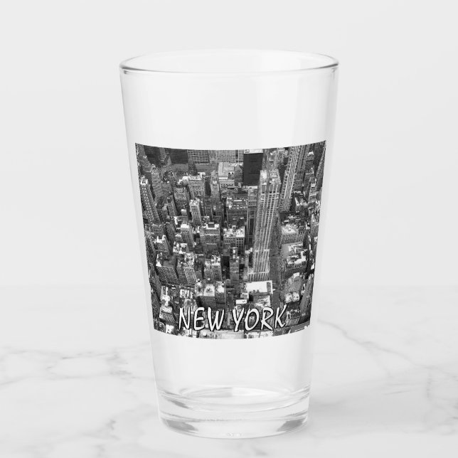 New York Glass Personlig New York Souvenirs Glaskopp (Framsida)