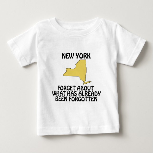 New York - Glöm Vad Som Redan Har Skett T Shirt (Framsida)