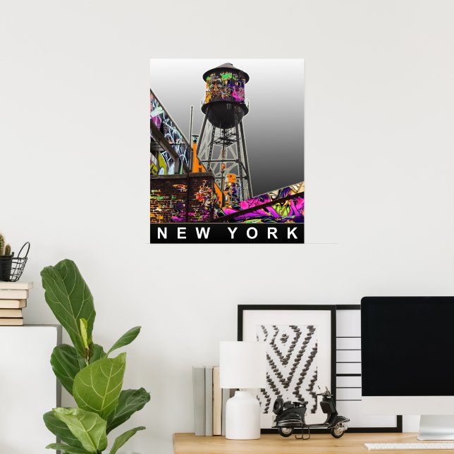 New York graffiti affischer (Hemmakontoret)