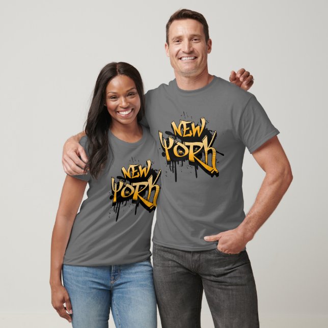 New York Graffiti-gata T Shirt (Unisex)
