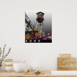 New York-graffiti Poster