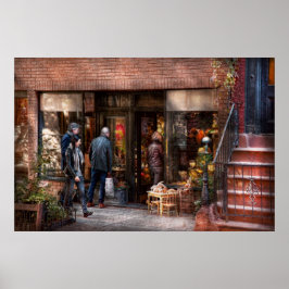 New York - Greenwich Village - Presentbutiken Poster