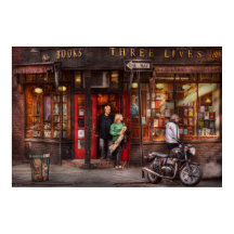 New York - Greenwich Village - Tre liv Bokar